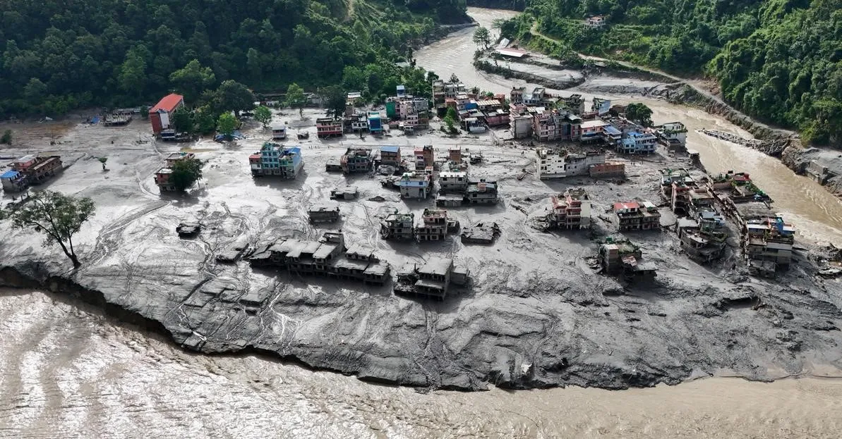 nepal flash flood